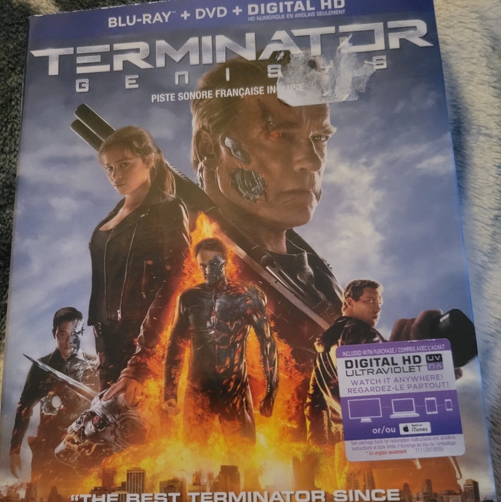 Terminator Genesis Blu-ray and DVD combo New